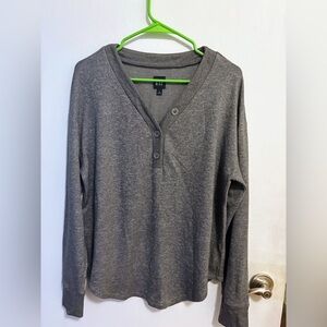 GAP Gray Long Sleeve Shirt - Size S
